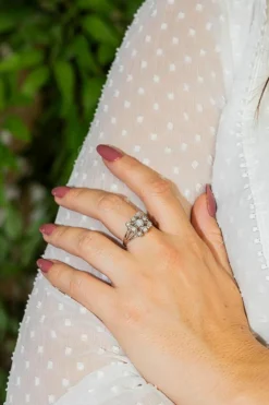 Bague Or blanc Diamant