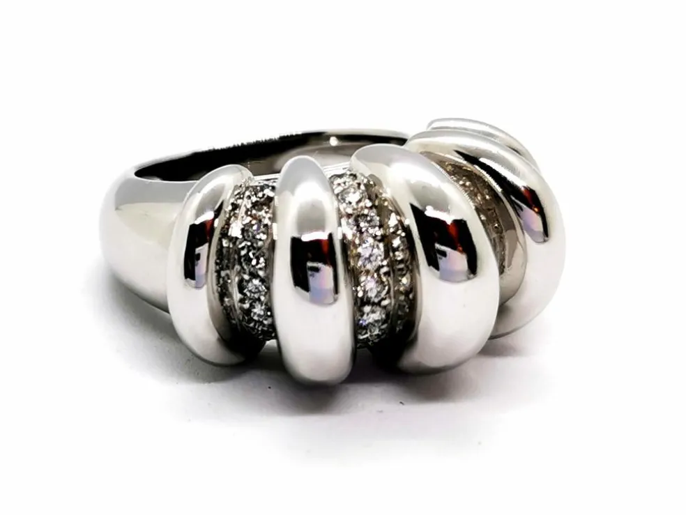 Bague Or blanc Diamant