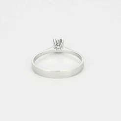 Bague or blanc diamant