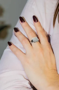 Bague Or blanc Diamant