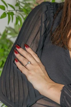 Bague Or blanc Diamant