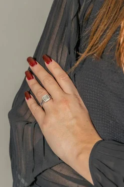Bague Or blanc Diamant