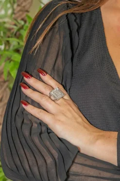 Bague Or blanc Diamant