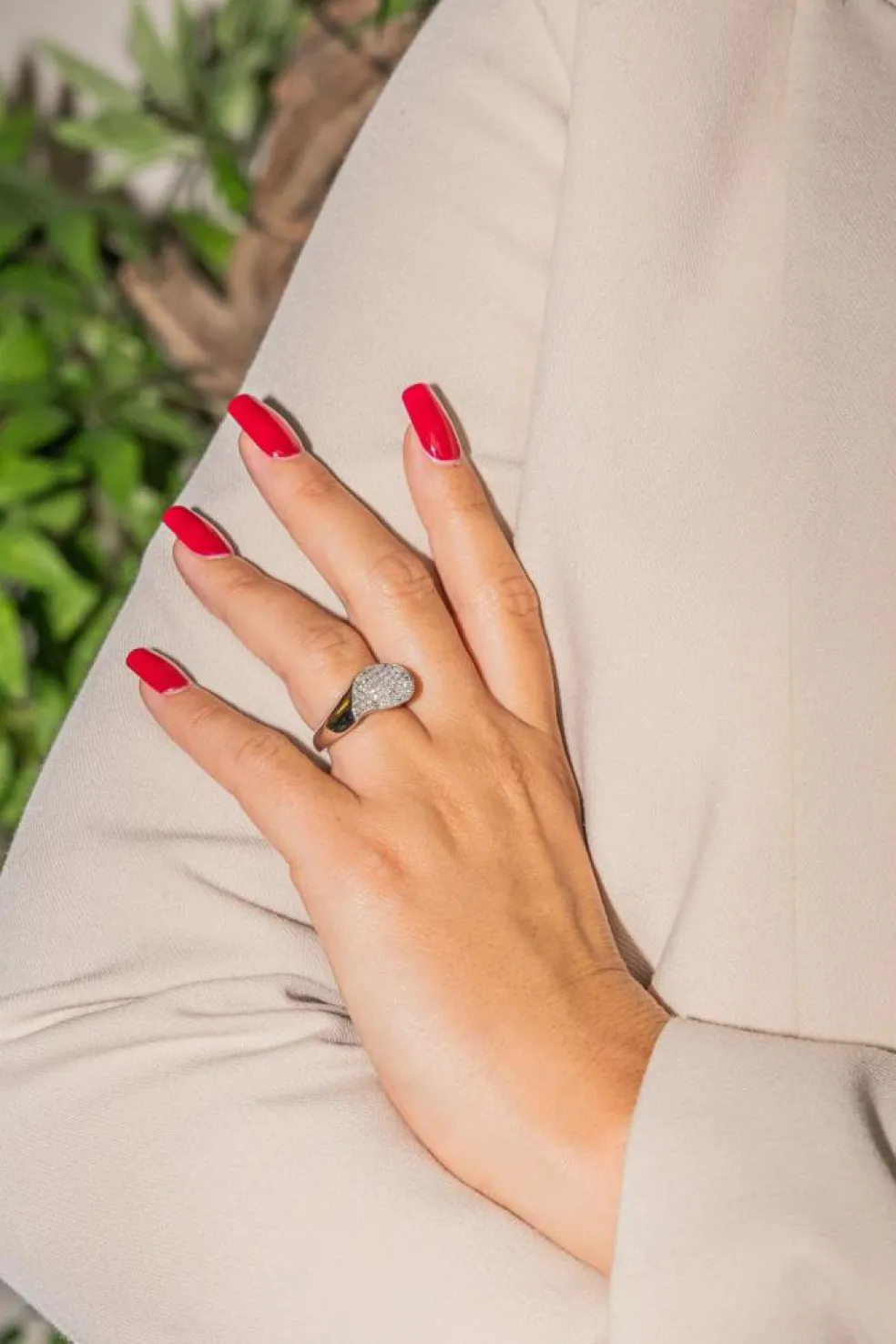 Bague Or blanc Diamant
