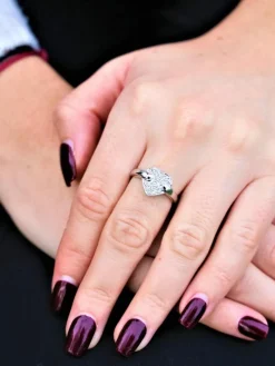 Bague Or blanc Diamant
