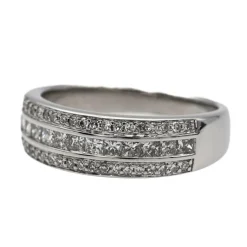 Bague Or blanc Diamant