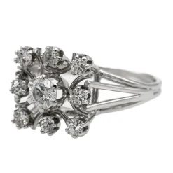 Bague Or blanc Diamant