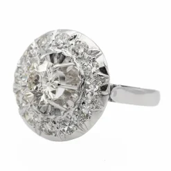 Bague or blanc Diamant