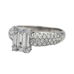 Bague Or blanc Diamant