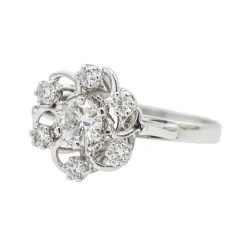 Bague Or blanc Diamant