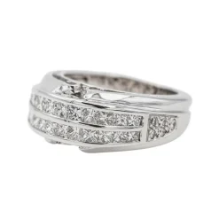Bague Or blanc Diamant