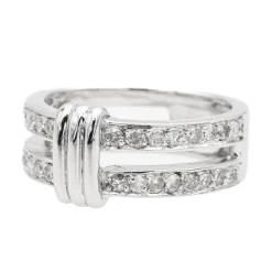 Bague Or blanc Diamant