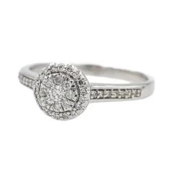Bague Or blanc Diamant