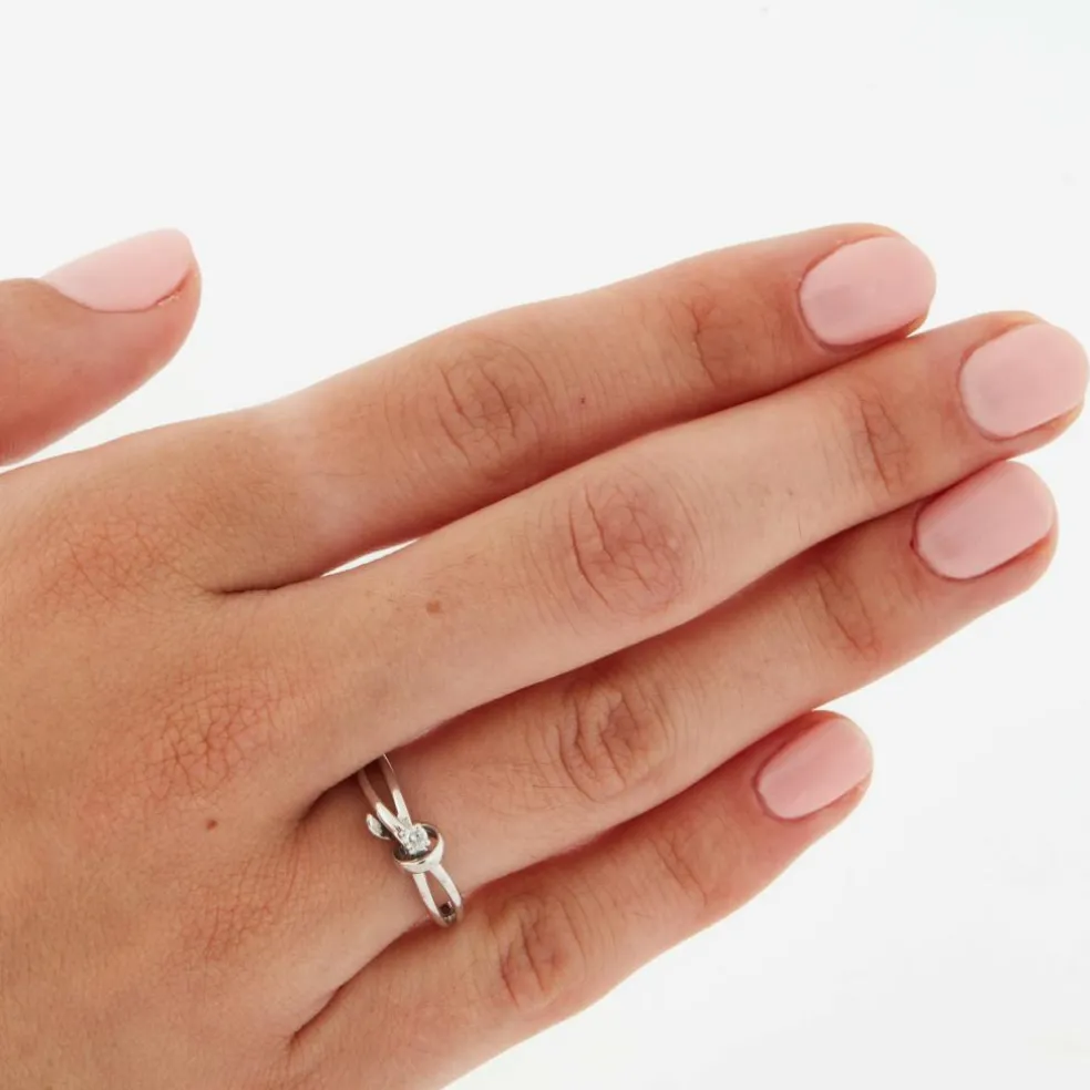 Bague Or blanc Diamant
