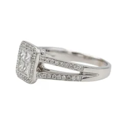 Bague Or blanc Diamant
