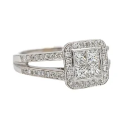 Bague Or blanc Diamant