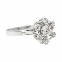 Bague Or blanc Diamant