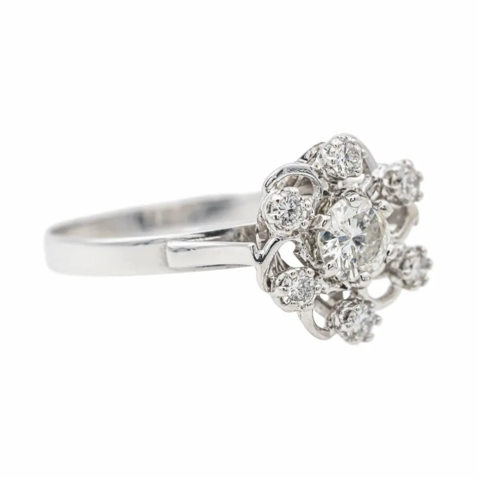 Bague Or blanc Diamant