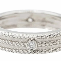 Bague Or blanc Diamant