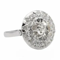 Bague or blanc Diamant