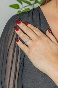 Bague Or blanc Diamant
