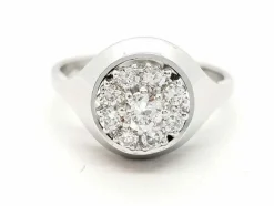 Bague Or blanc Diamant