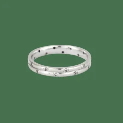 Bague or blanc diamants
