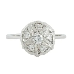 Bague Or blanc Diamants