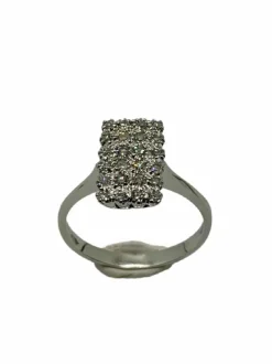 Bague Or blanc Diamants
