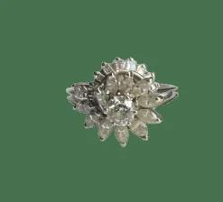 BAGUE OR BLANC DIAMANTS