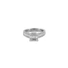 Bague or blanc diamants