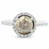 Bague or blanc diamants