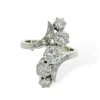 Bague or blanc diamants