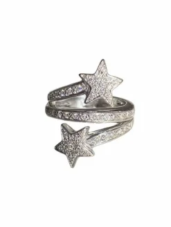 Bague or blanc Diamants