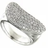 Bague or blanc diamants