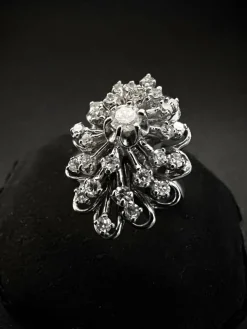 Bague Or blanc Diamants