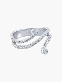 Bague Or Blanc Diamants