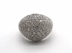 Bague Or Blanc Diamants