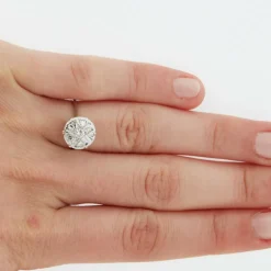 Bague Or blanc Diamants