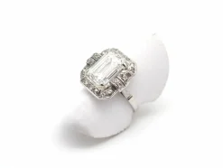 Bague or blanc diamants