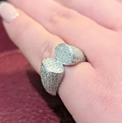 Bague Or blanc Diamants