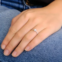 Bague Or blanc Diamants