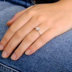 Bague Or blanc Diamants