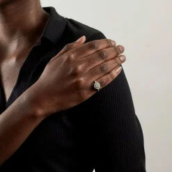 Bague Or blanc Diamants