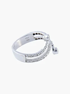 Bague Or Blanc Diamants