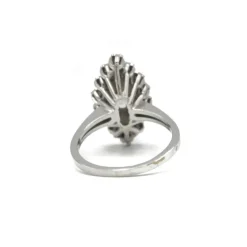 Bague or blanc diamants
