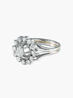 Bague Or blanc Diamants
