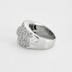 Bague or blanc Diamants