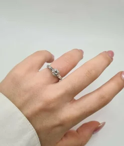 Bague Or blanc Diamants