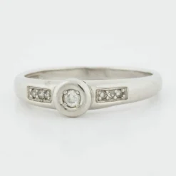 Bague Or blanc Diamants